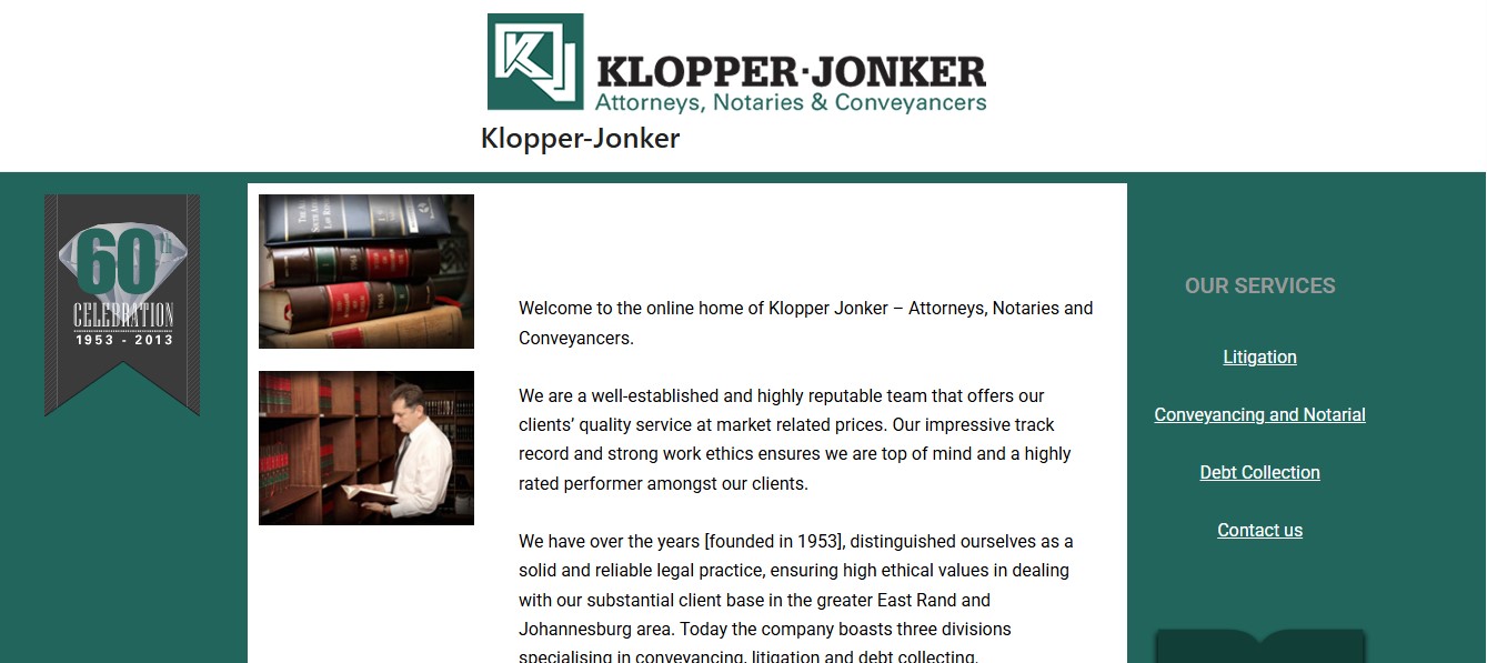 klopper jonker site