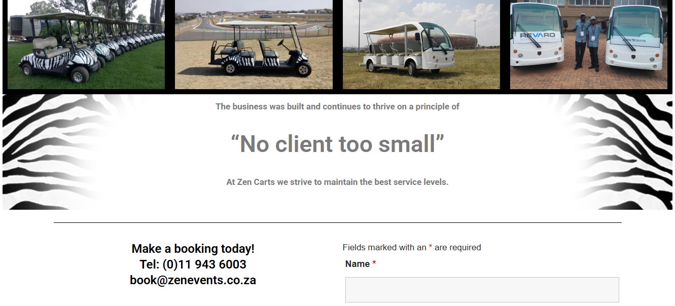 zen carts site